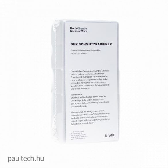 Koch Chemie Schmutzradier 5-er Pack/ koszradír 5db-os csomag