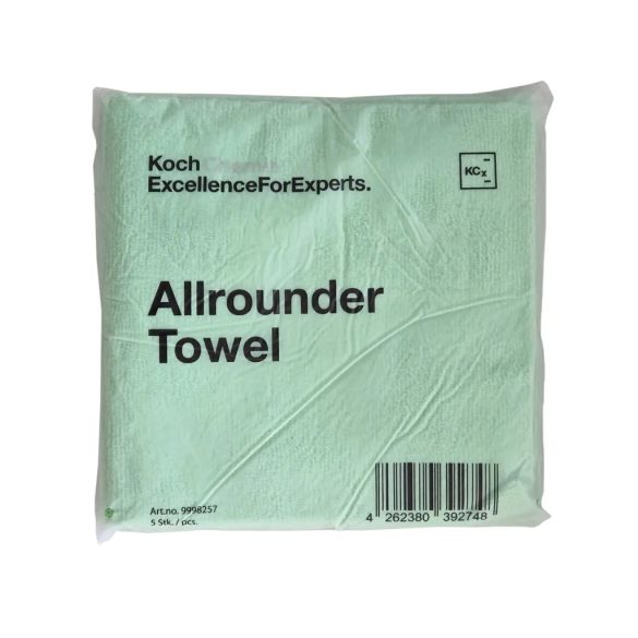 Koch Chemie KCX Allrounder Towel - mikroszálas kendő 5db/csomag
