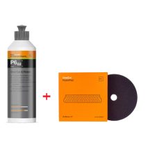   Koch Chemie P6.02 250ml egylépcsős paszta és a One Cut Pad 126x23 csomagban